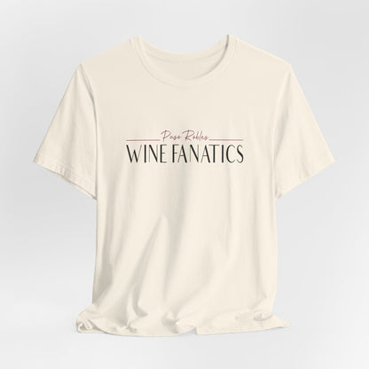 Paso Robles Wine Fanatics Logo Unisex Jersey Short Sleeve Tee