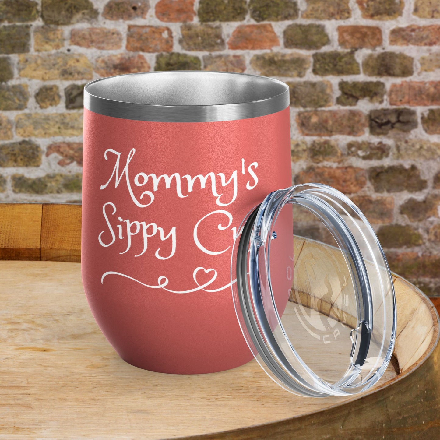 Mommy's Sippy Cup Personalized Wine Tumbler