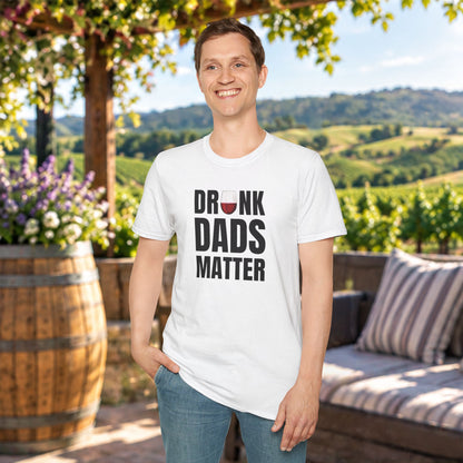 Drunk Dads Matter Crew Neck T-Shirt