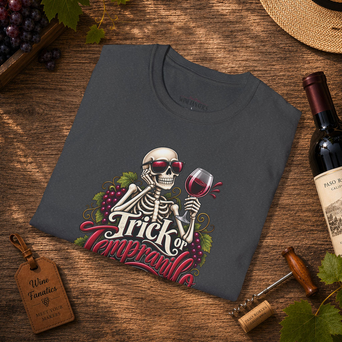 Trick Or Tempranillo Crewneck T-Shirt
