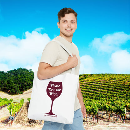 Please Paso The Wine Tote Bag