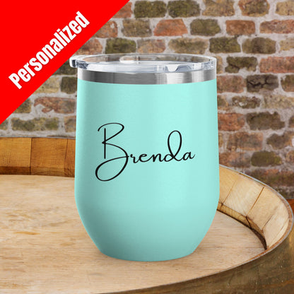Making Pour Decisions in Napa Valley, CA Personalized 12oz Wine Tumbler