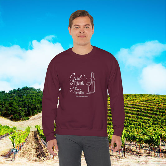 Good Friends Wine Together Sweatshirt