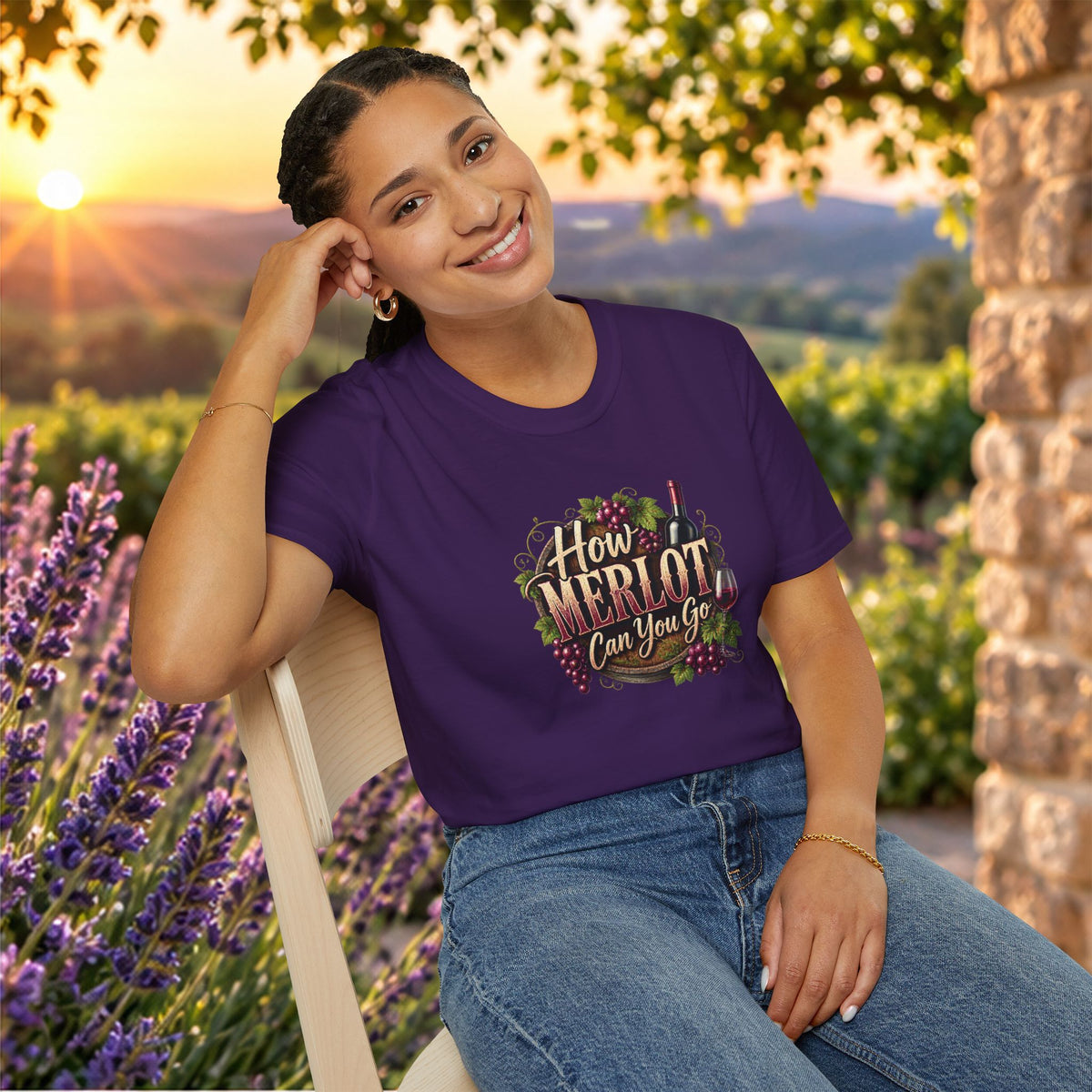 How Merlot Can You Go Crewneck T-Shirt