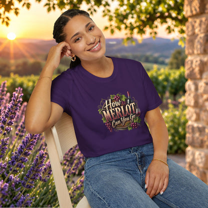 How Merlot Can You Go Crewneck T-Shirt