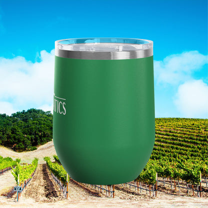 Paso Robles Wine Fanatics Logo 12oz Wine Tumbler