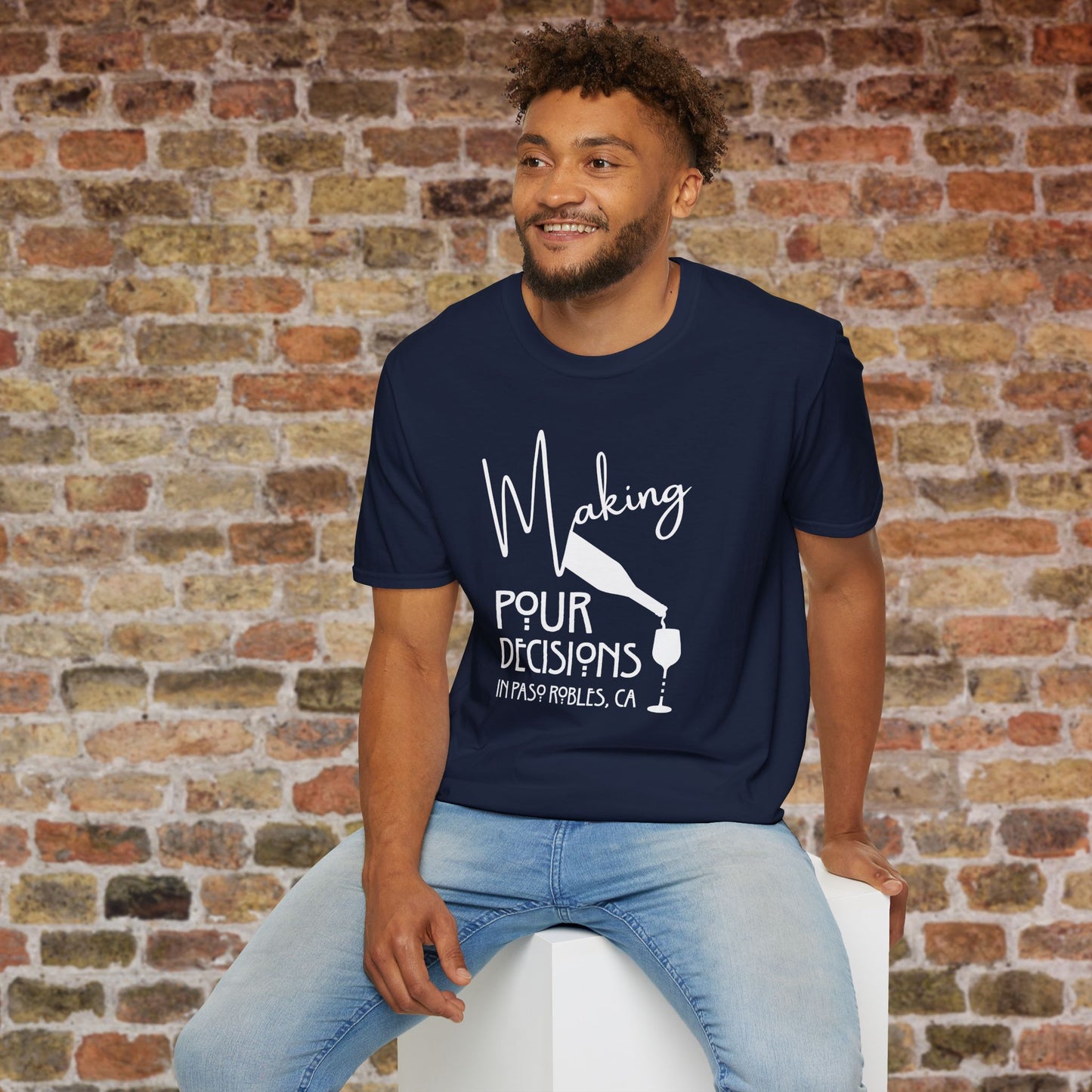 Paso Robles - Making Pour Decisions Crewneck Tee