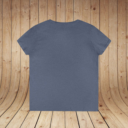 Paso Robles Wine Fanatics Logo Ladies V-Neck Tee