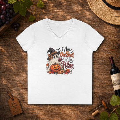 I Am One Sheet To The Wine Ladies V-Neck T-Shirt