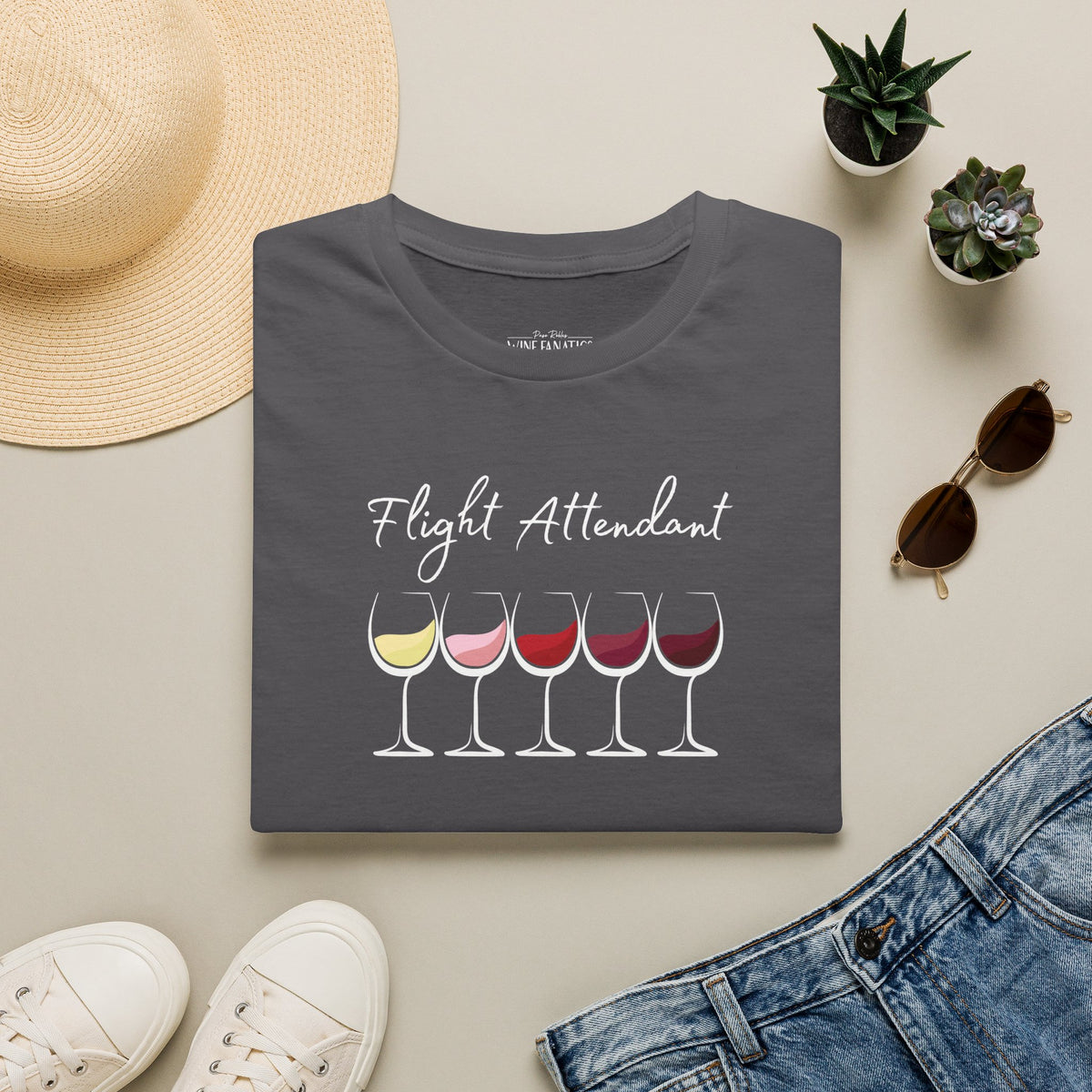 Flight Attendant Crewneck Tee