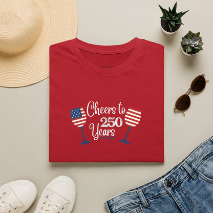 Cheers to 250 Years Independence Day Unisex Softstyle T-Shirt
