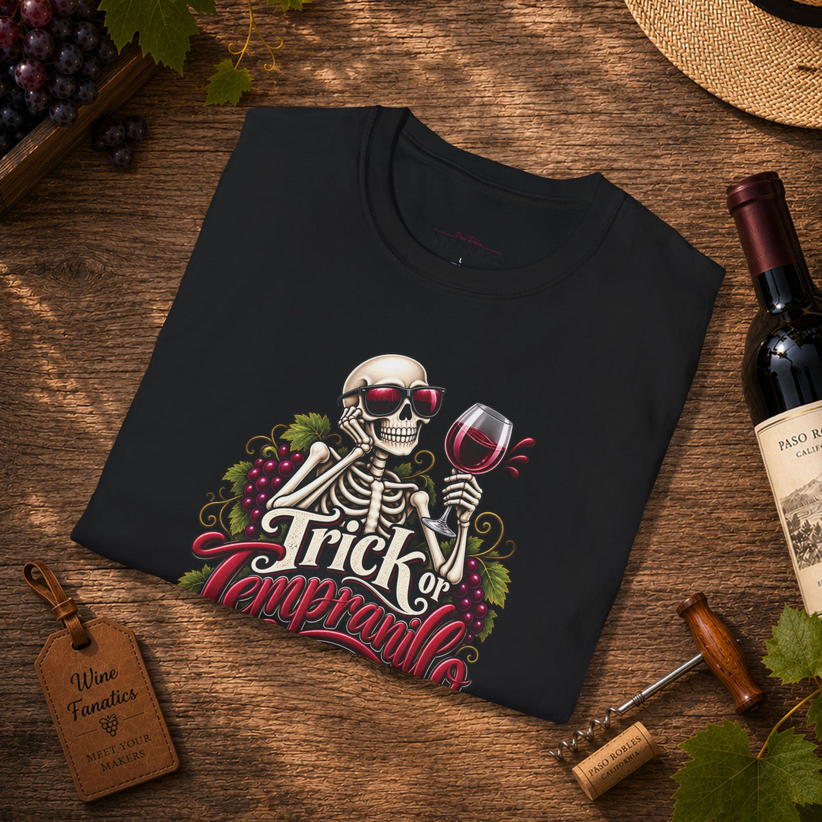 Trick Or Tempranillo Crewneck T-Shirt