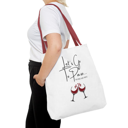 Paso Robles Wine Fanatics Tote Bag -   Logo Design