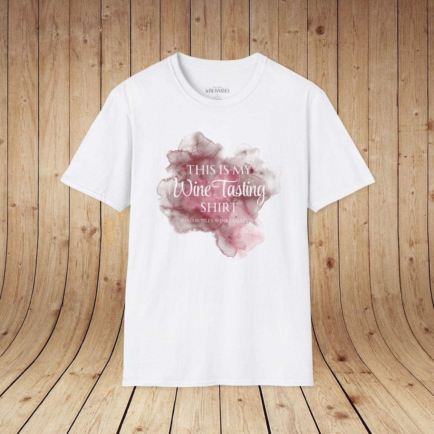 This Is My Wine Tasting Shirt (stain) Unisex Softstyle T-Shirt