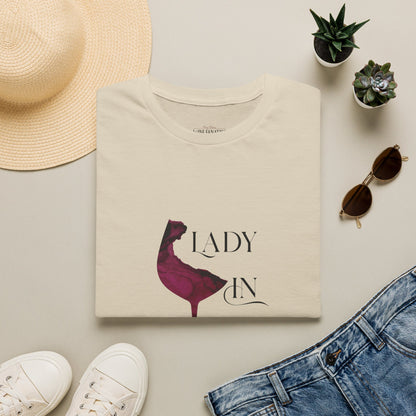 Lady In Red Crewneck Tee