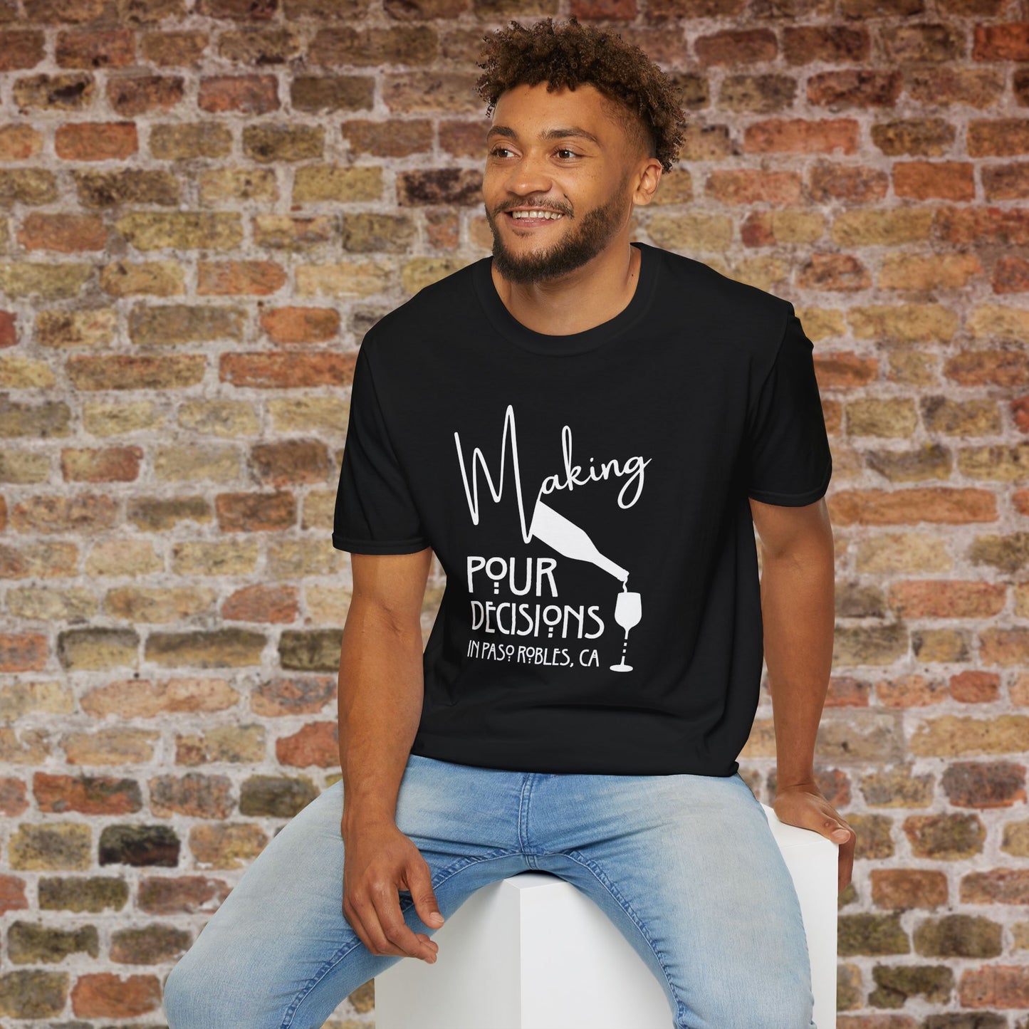 Paso Robles - Making Pour Decisions Crewneck Tee