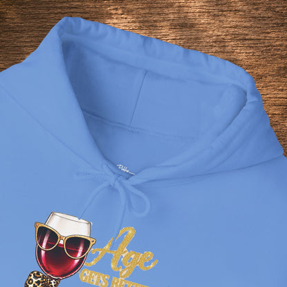 Age Gets Better With Wine Hoodie