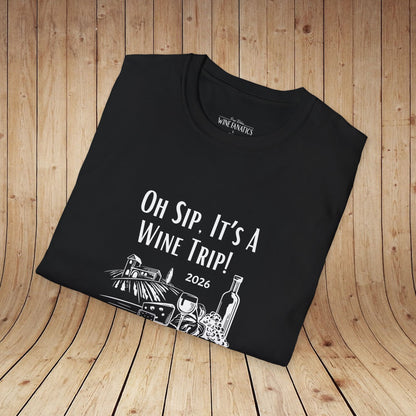 Oh Sip It's A Wine Trip Unisex Softstyle T-Shirt