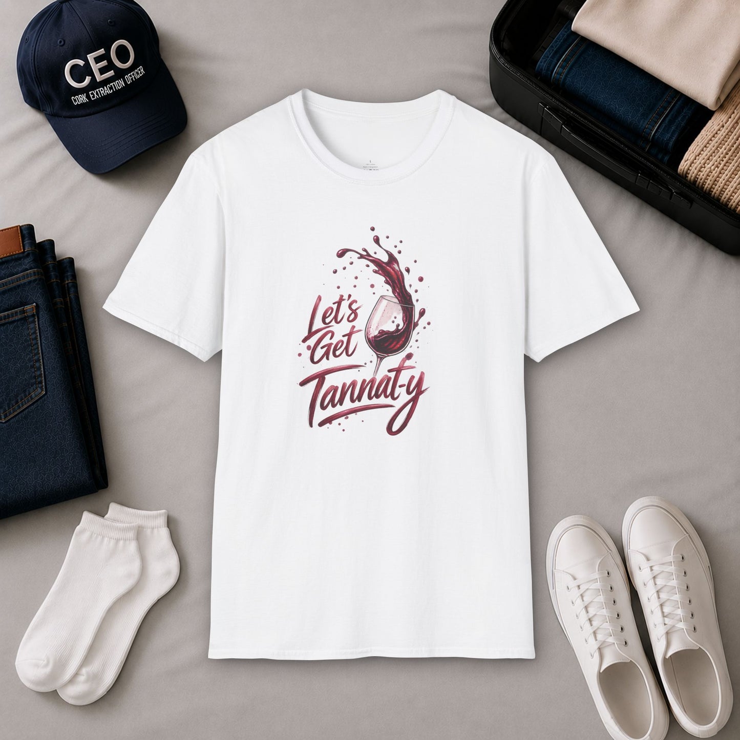 Let's Get Tannat-y  Crewneck Tee