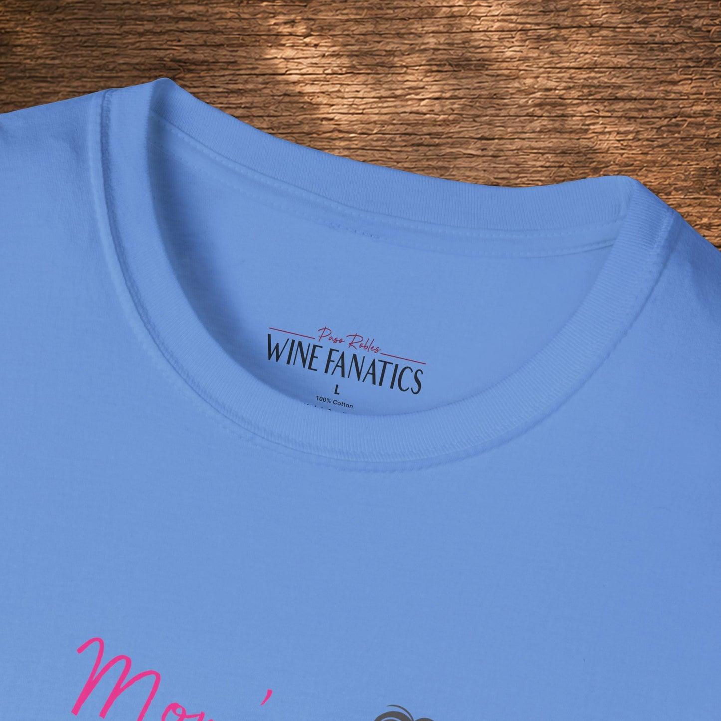 Mom's superpower, turning whine into Wine! Crewneck Tee
