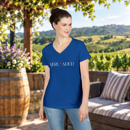 Merloaded Ladies V-Neck T-Shirt