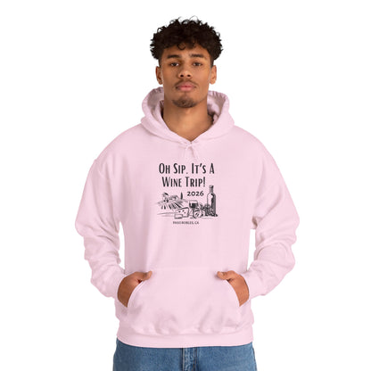 Oh Sip It's A Wine Trip 2025 Personalized Hoodie
