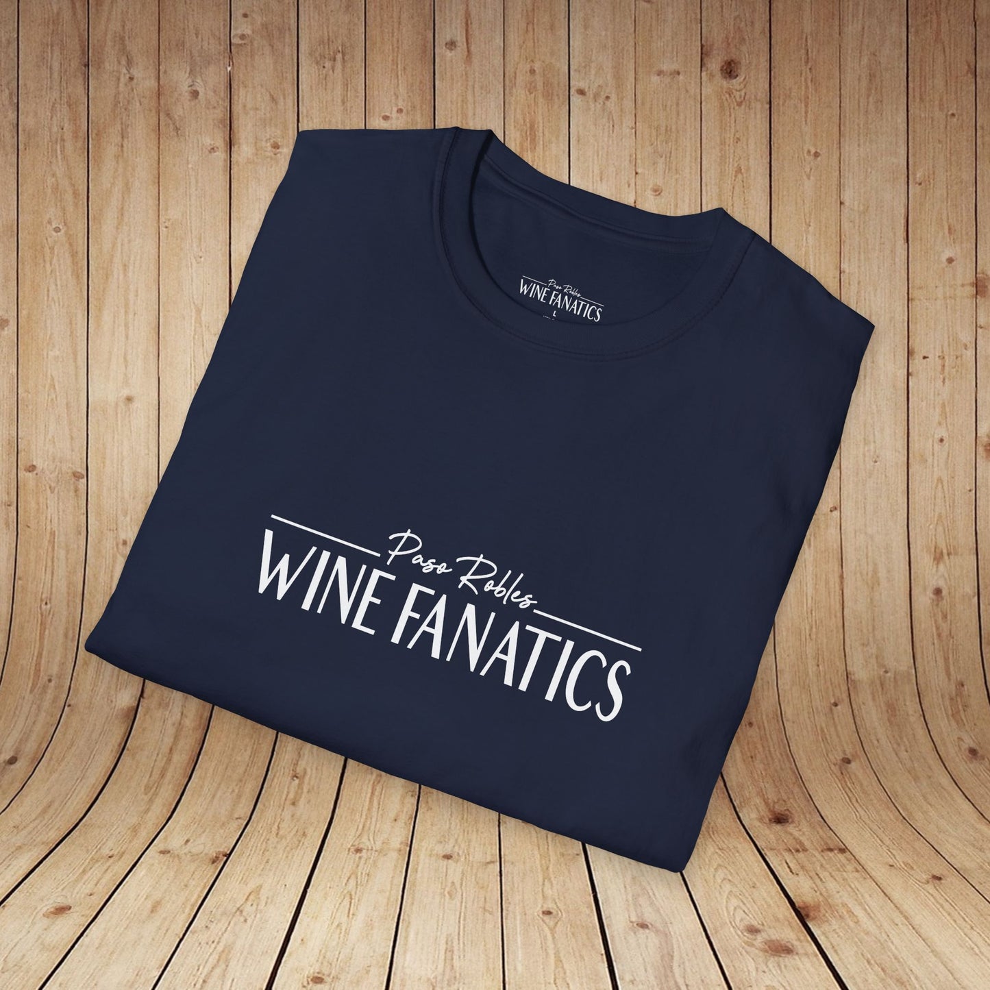 Paso Robles Wine Fanatics Logo Unisex Softstyle T-Shirt