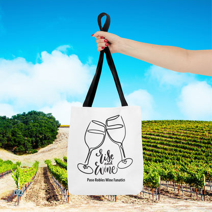 Rise & Wine Tote Bag