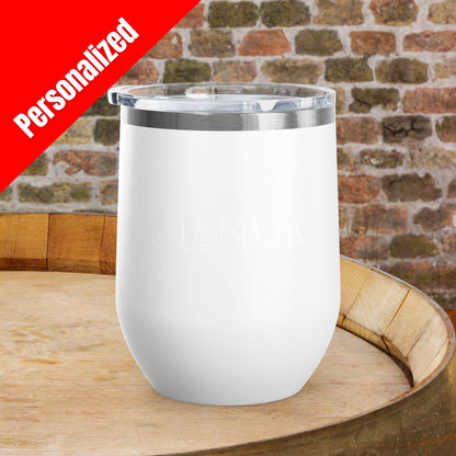 Witch Way To The Wine 12oz Personalized Wine Tumbler