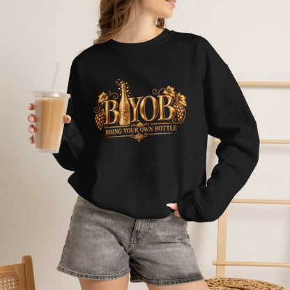 BYOB Bring Your Own Bottle Sweatshirt