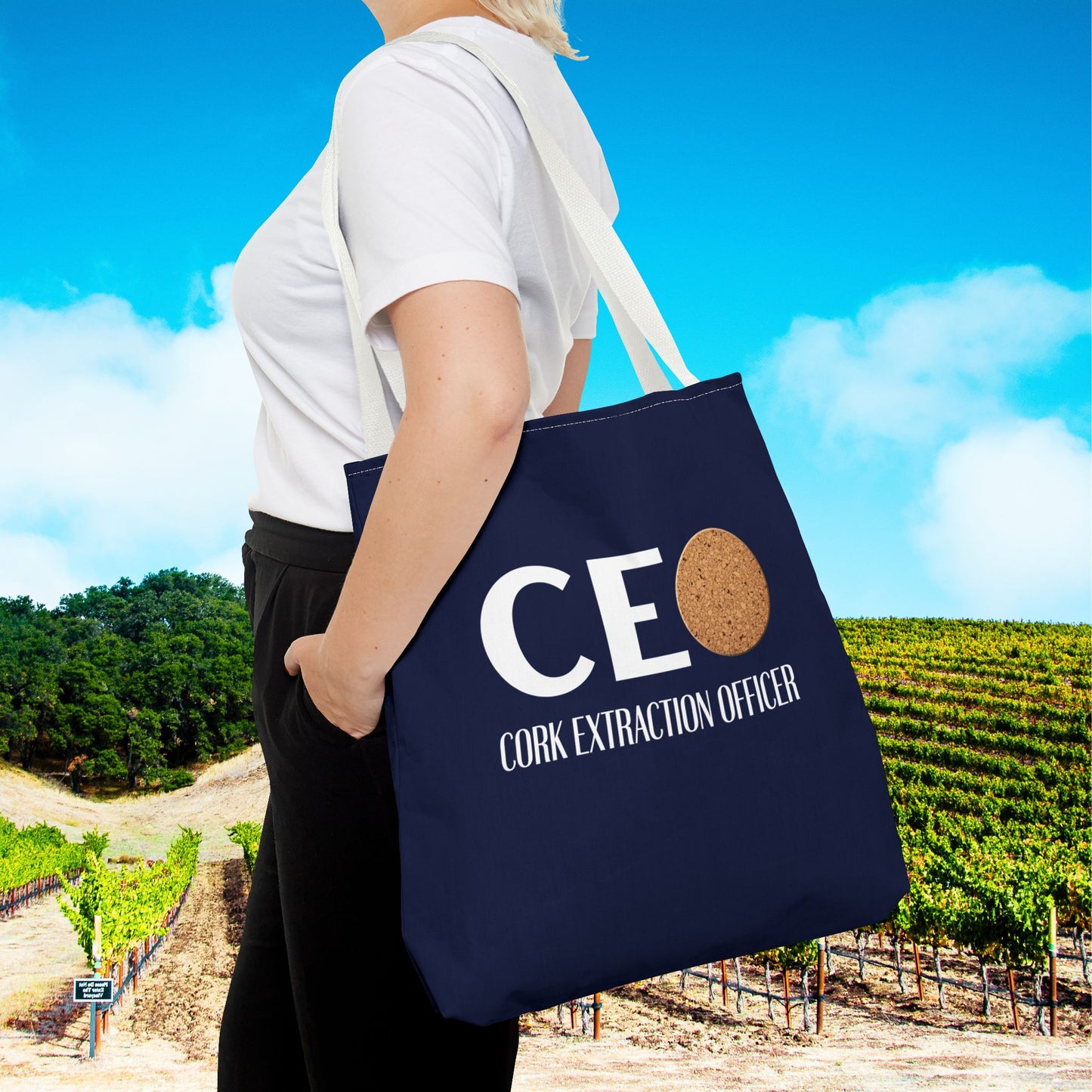 CEO - Cork Extraction Officer Personalized Tote Bag
