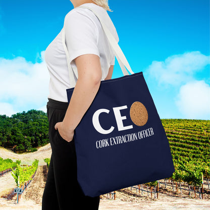 CEO - Cork Extraction Officer Personalized Tote Bag