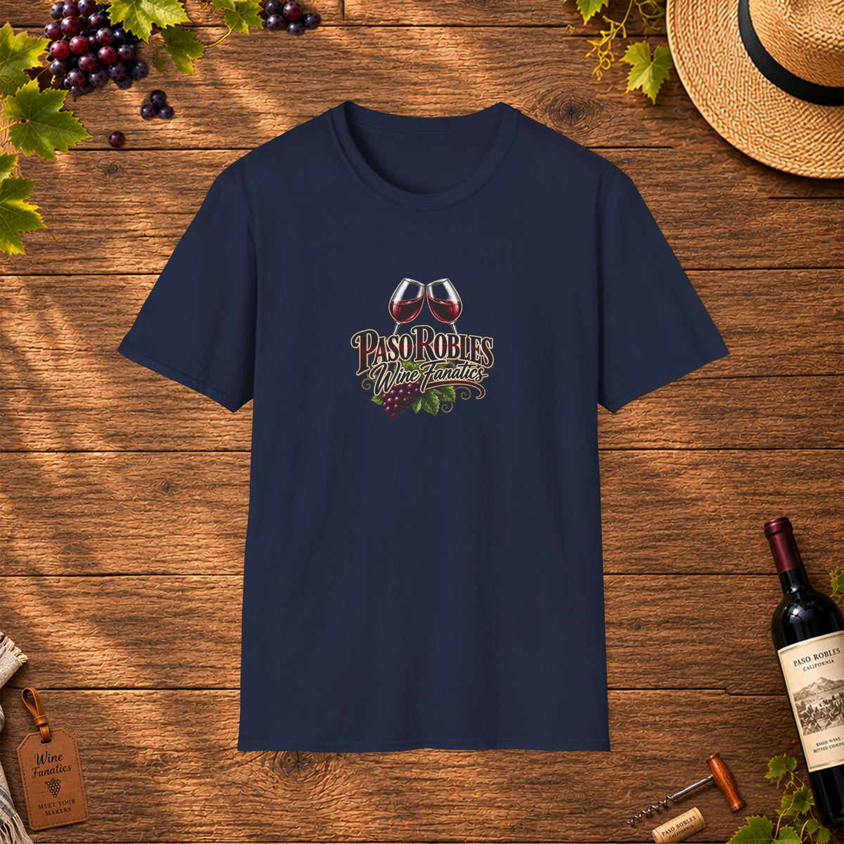 A Toast To Paso Robles Wine Fanatics Crewneck T-Shirt