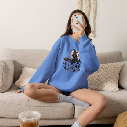Witch Way To The Wine Sweatshirt
