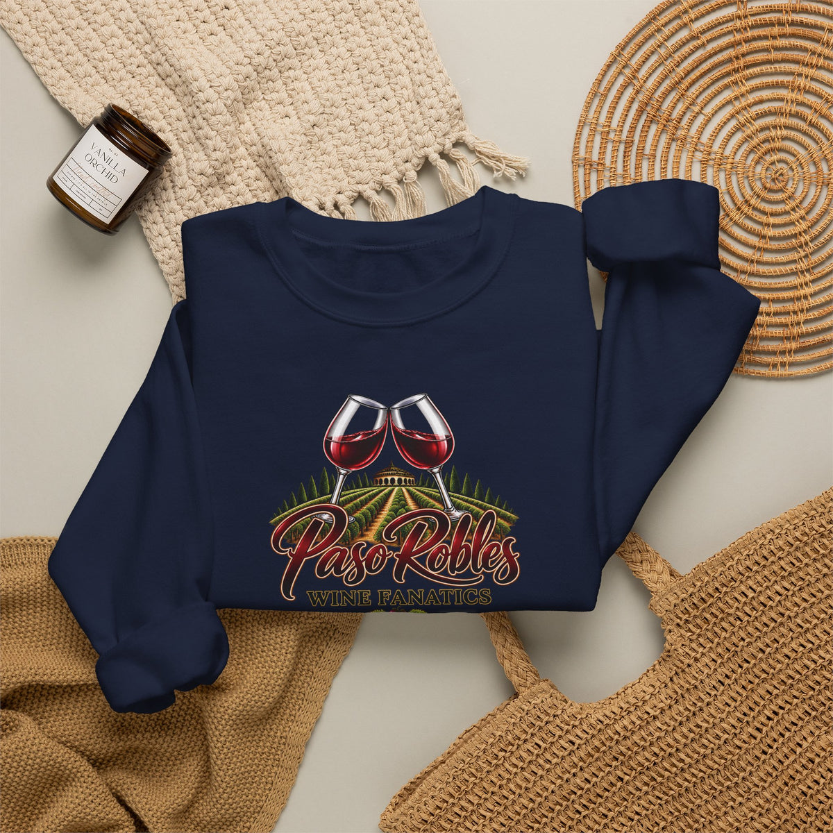 A Toast To Paso Robles Wine Fanatics Sweatshirt
