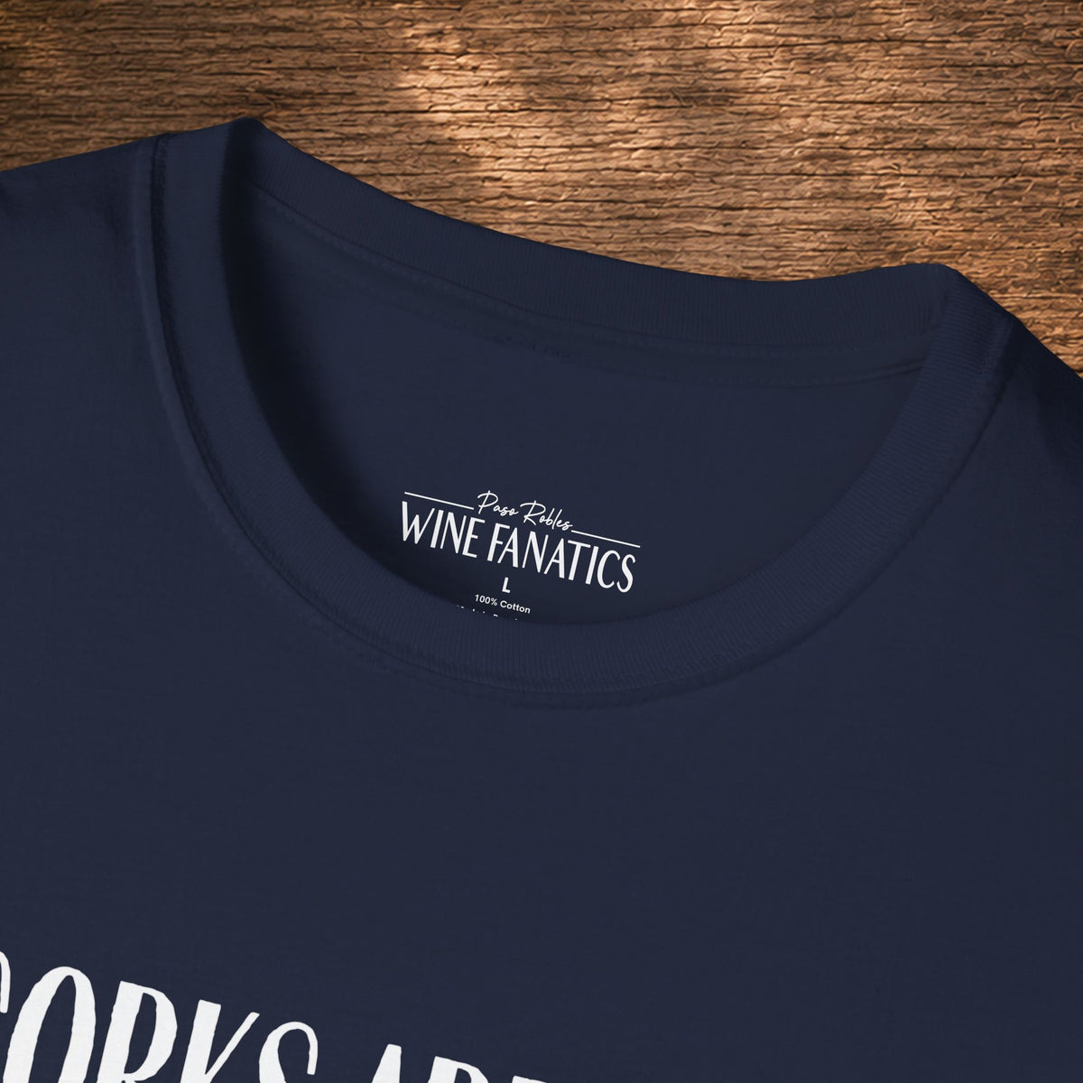Corks Are For Quitters Crewneck Tee