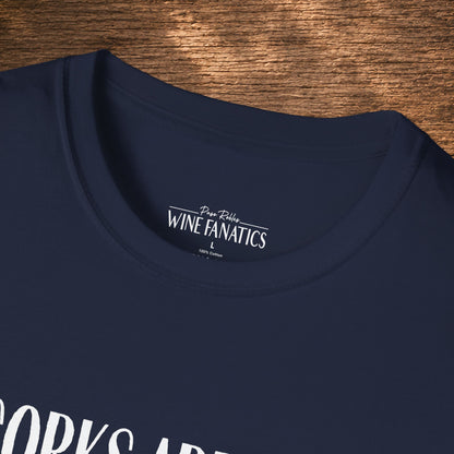Corks Are For Quitters Crewneck Tee
