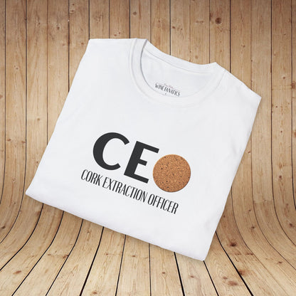 CEO Cork Extraction Officer Unisex Softstyle T-Shirt