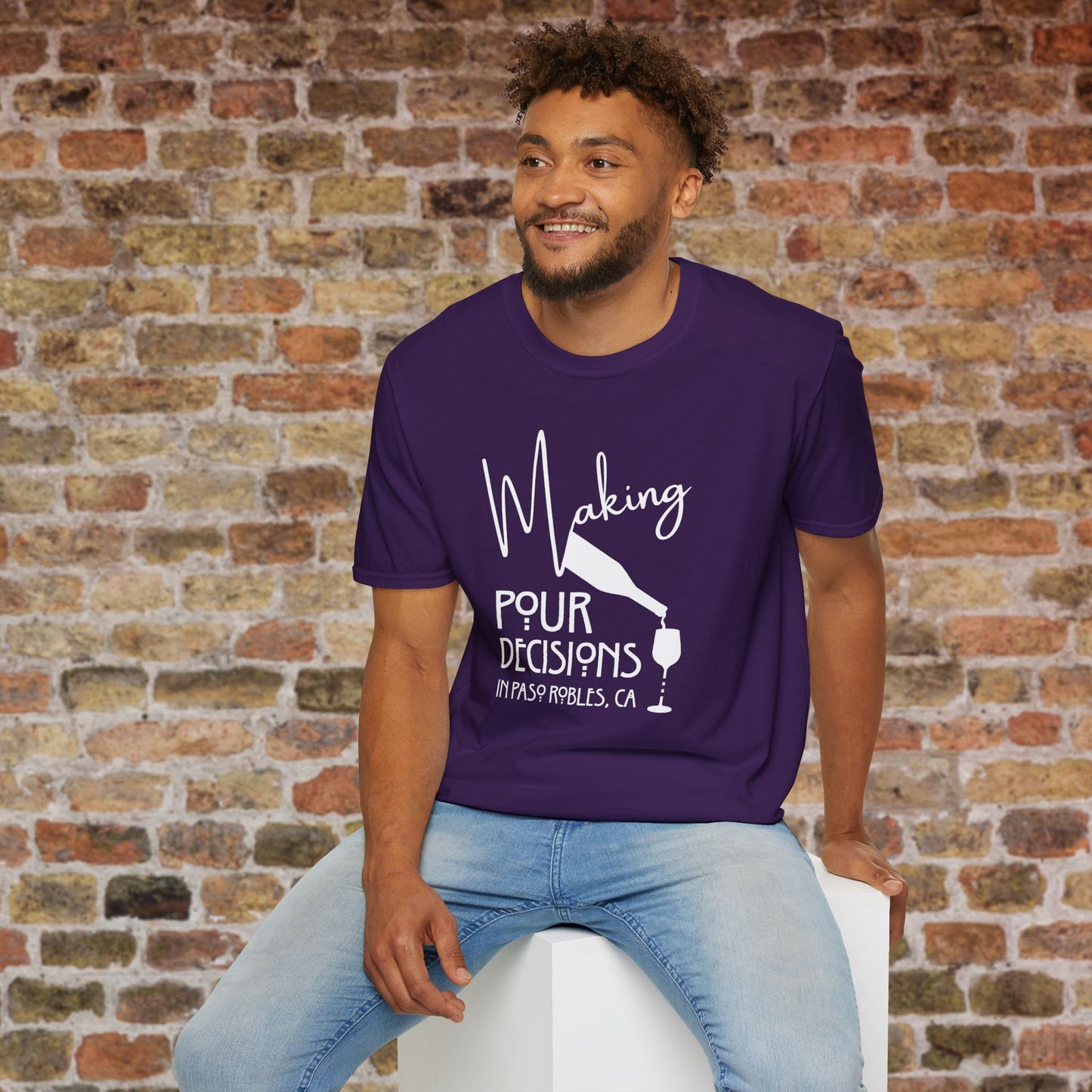 Paso Robles - Making Pour Decisions Crewneck Tee