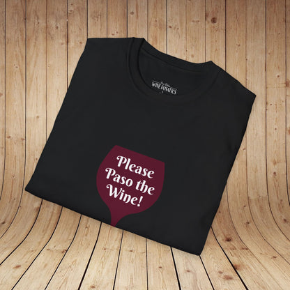 Please Paso The Wine Unisex Softstyle T-Shirt