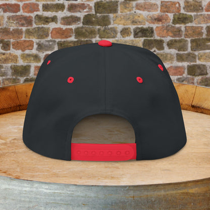 Paso Robles Wine Fanatics Embroidered Logo Flat Bill Cap