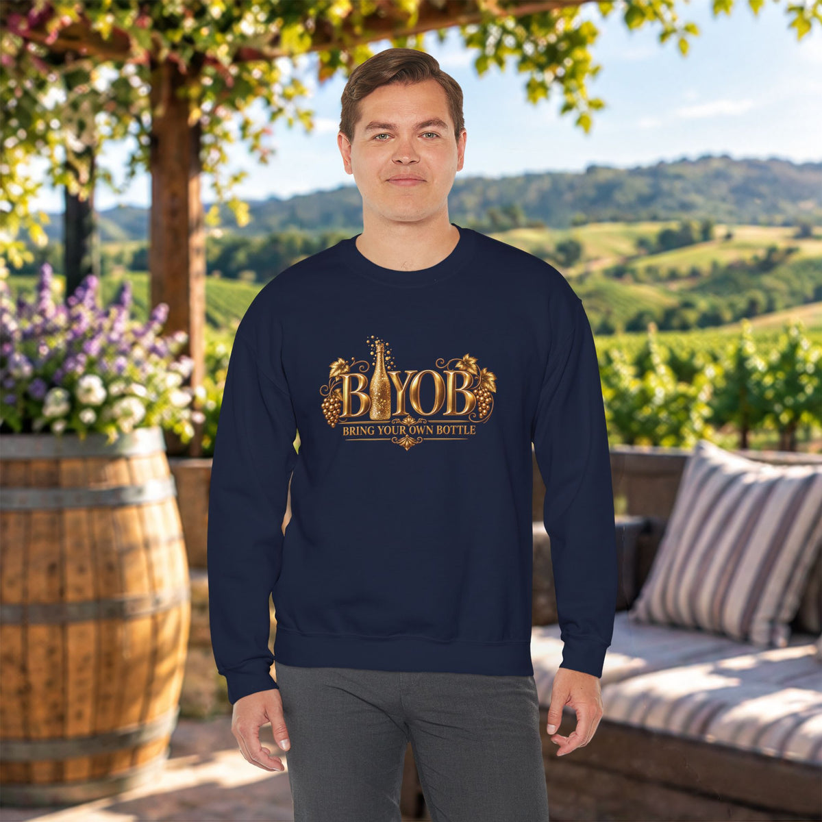 BYOB Bring Your Own Bottle Sweatshirt