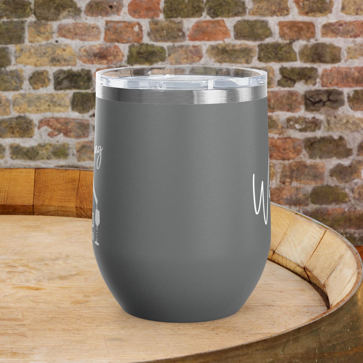 Making Pour Decisions in Napa Valley, CA Personalized 12oz Wine Tumbler