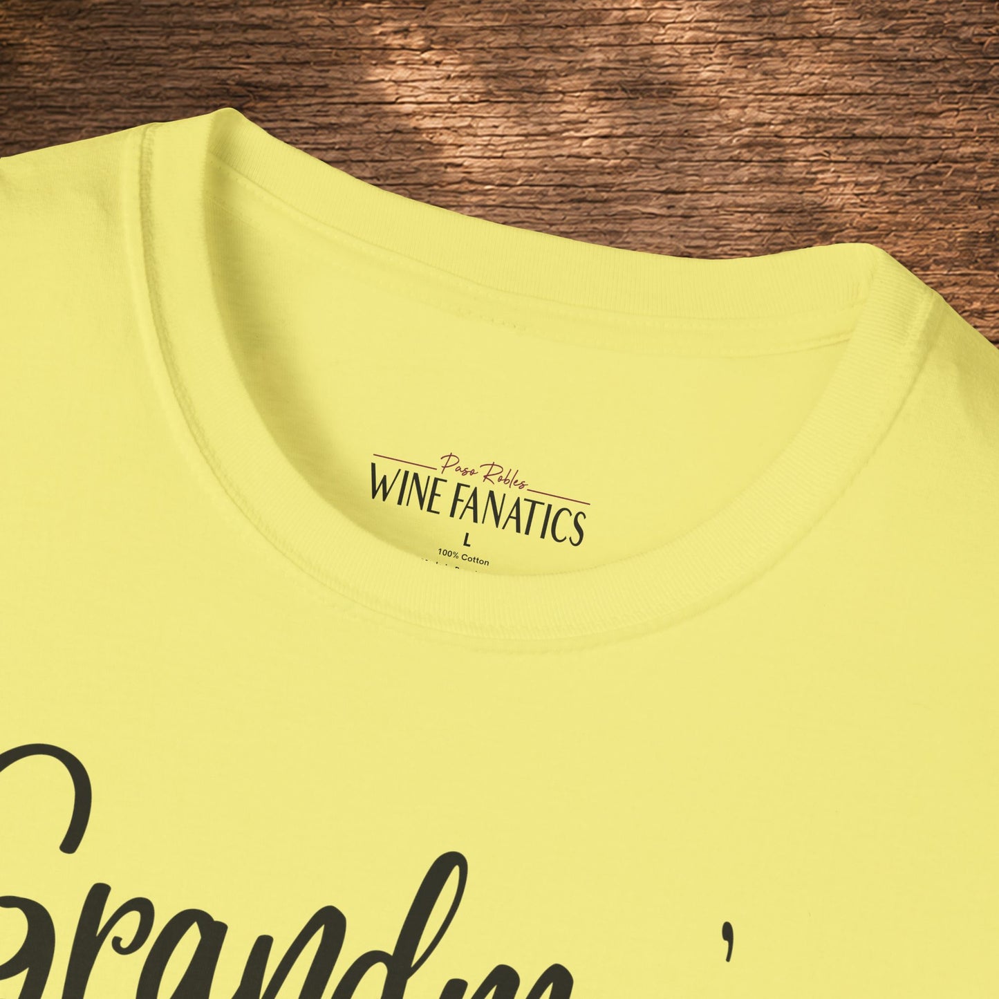 Grandma's Reason To Wine Personalized Crew Neck T-Shirt