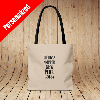 Sip Squad (Mens) Personalized Tote Bag