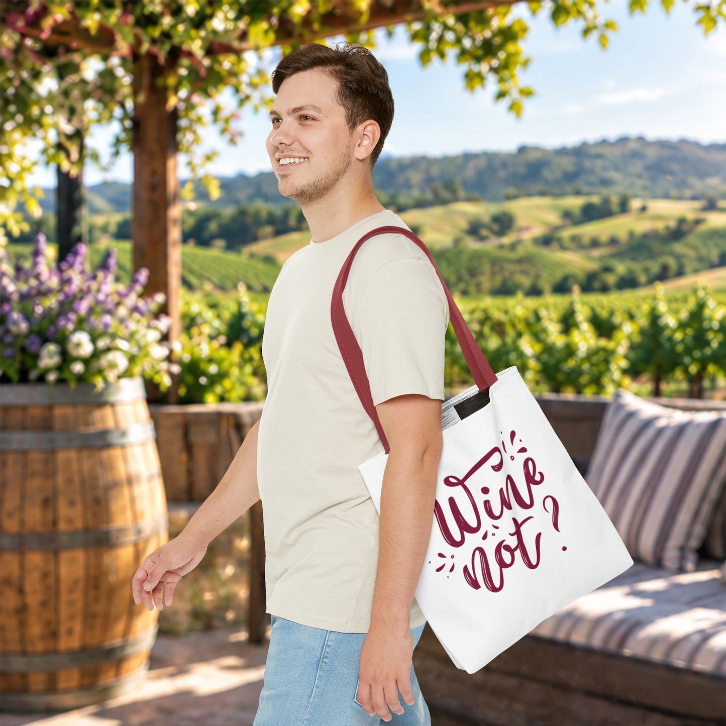 Copy of Wine Not? Tote Bag