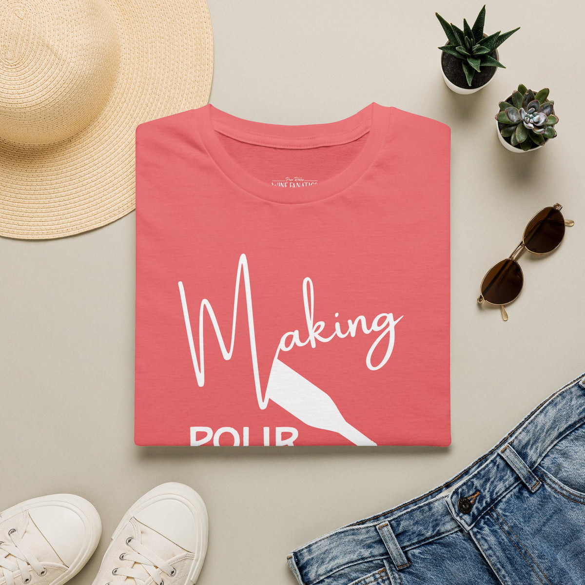Making Pour Decisions In Paso Robles Crewneck T-Shirt