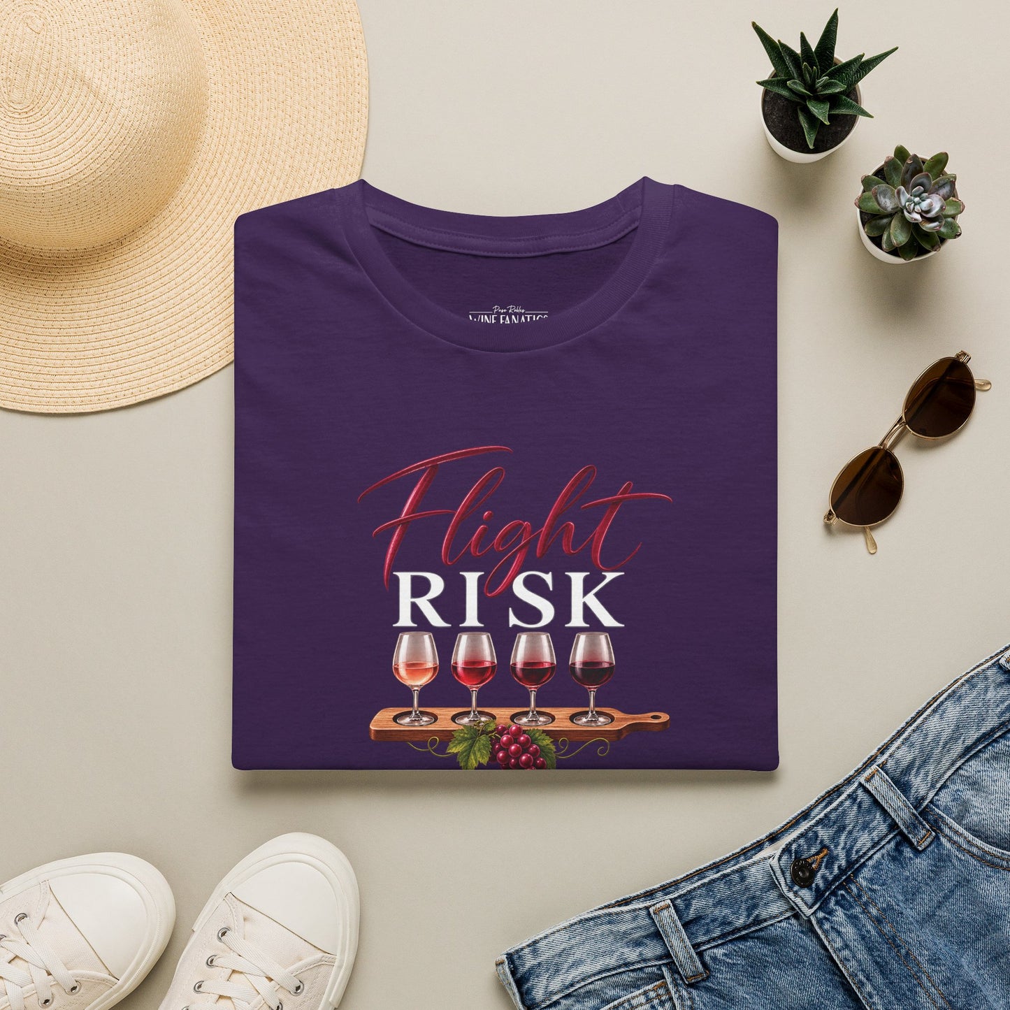 Flight Risk  Crewneck Tee
