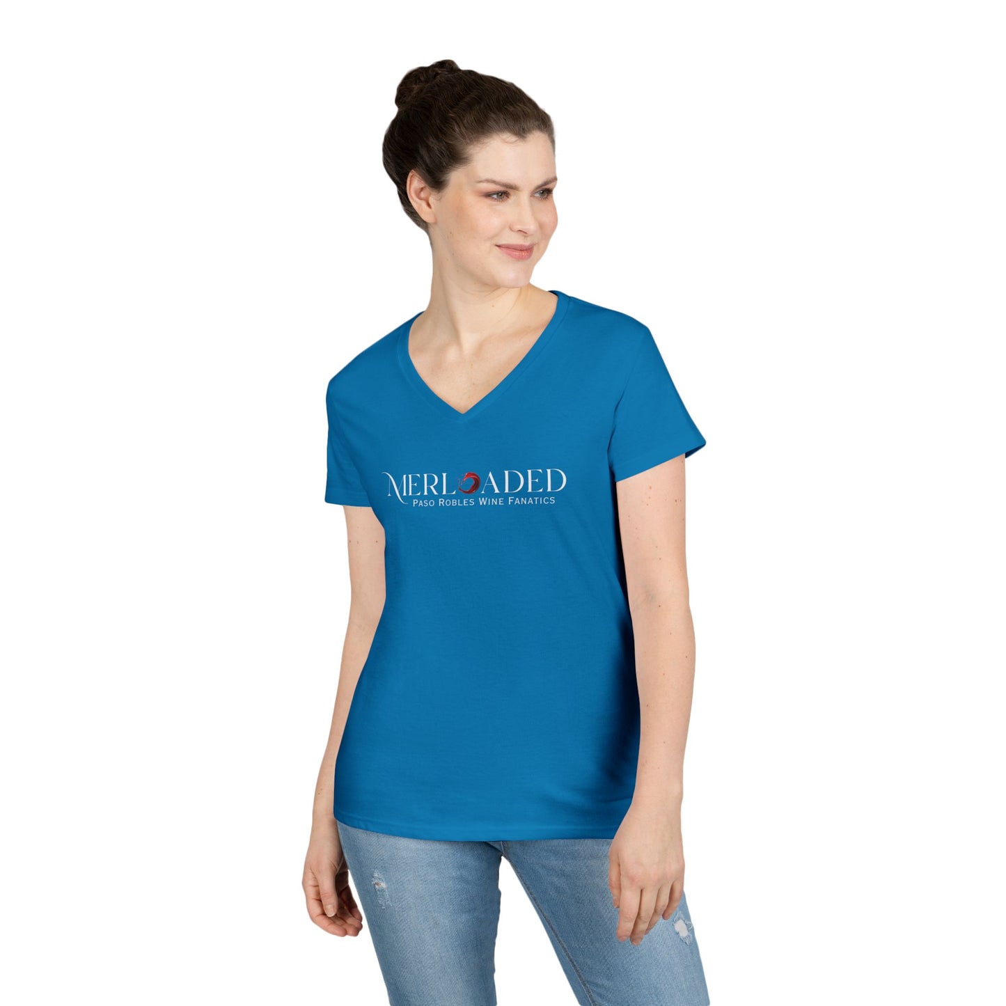 Merloaded Ladies V-Neck Tee