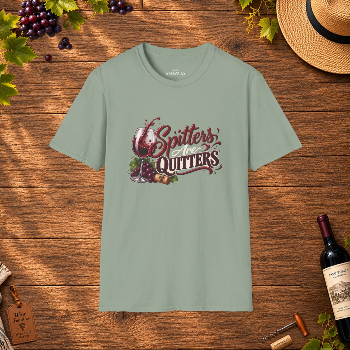 Spitters Are Quitters Crewneck T-Shirt